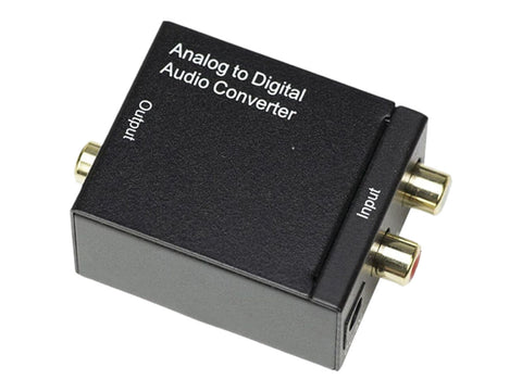 Analog RCA to Digital Coaxial and Optical Toslink Converter