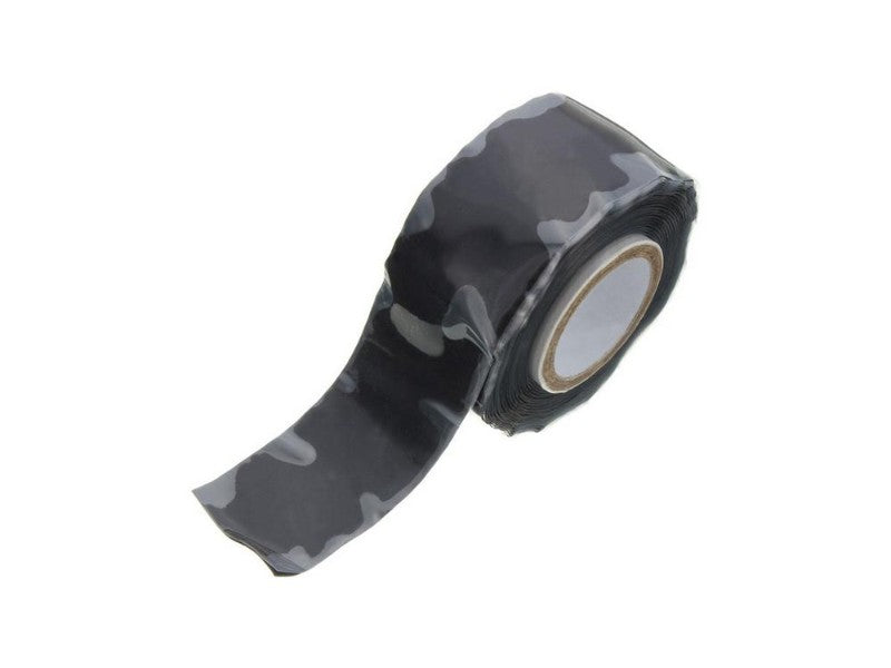 Self Amalgamating Tape 25mm x 3m Black Silicone Rubber Sealing Tape