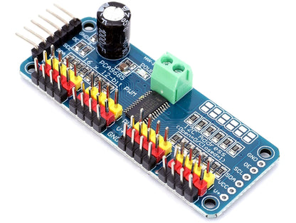 PCA9685 16-Channel I2C Servo Driver Module 12-Bit PWM for Arduino ESP32 Raspberry Pi
