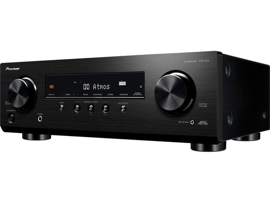Pioneer VSX-534(B) 5.2-Channel AV Receiver – Dolby Atmos, DTS:X, 4K HDR, Bluetooth – 150W per Channel