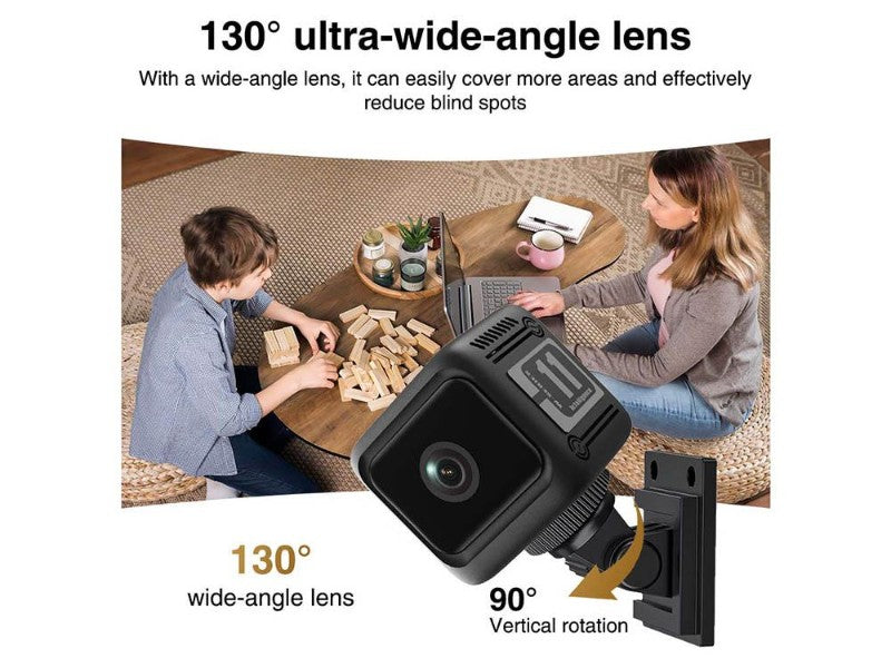 1080P Mini Wireless Security Camera 1600mAh Night Vision