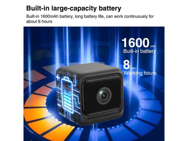 1080P Mini Wireless Security Camera 1600mAh Night Vision