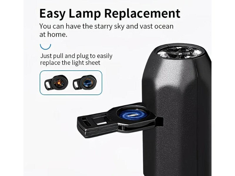 USB Galaxy Projector Light with 10 Film Disc Flexible Night Lamp