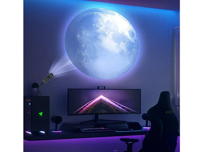 USB Galaxy Projector Light with 10 Film Disc Flexible Night Lamp