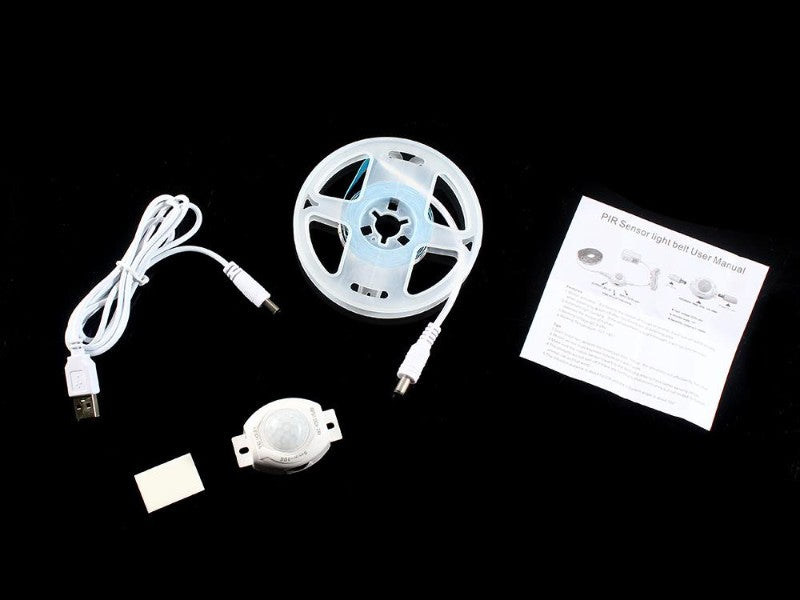 2m USB Motion Sensor Flexible LED Strip Light with Timer