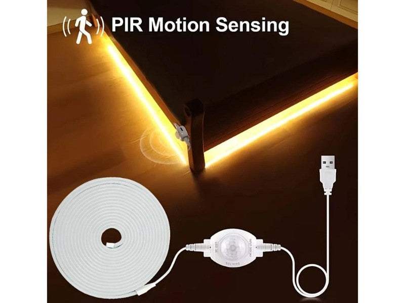 2m USB Motion Sensor Flexible LED Strip Light with Timer