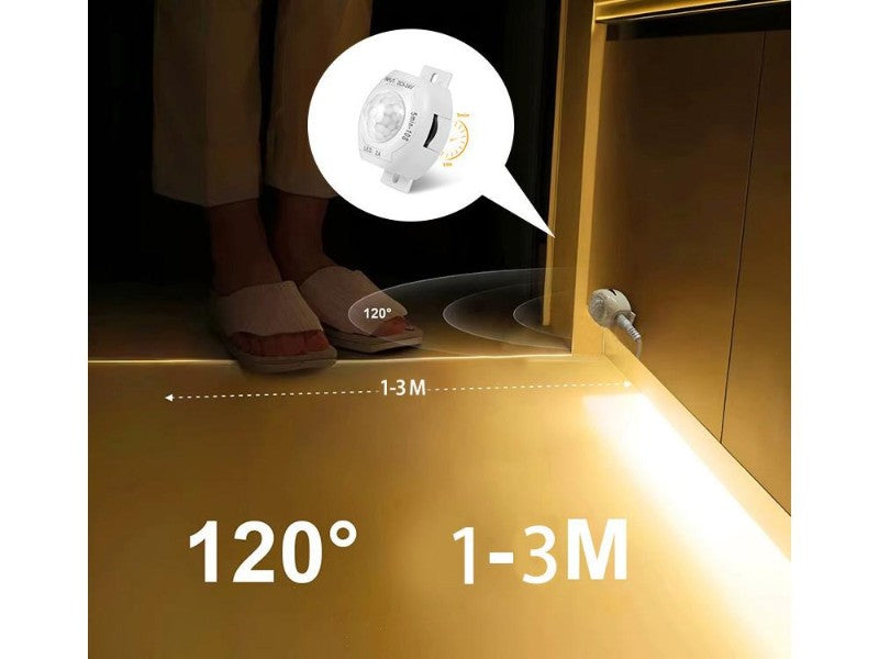 2m USB Motion Sensor Flexible LED Strip Light with Timer