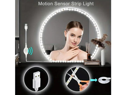 2m USB Motion Sensor Flexible LED Strip Light with Timer