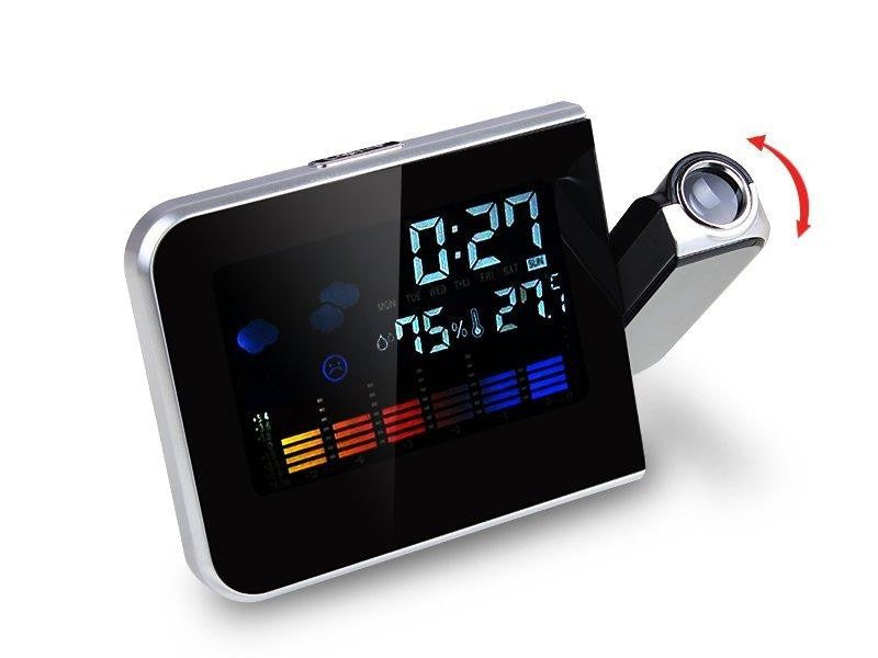 Weather Station Projection Alarm-Clock