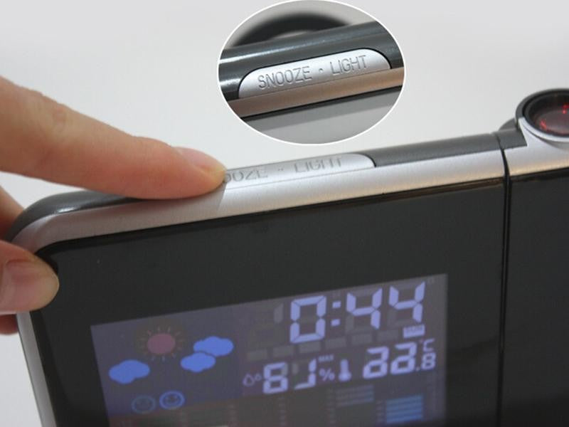 Weather Station Projection Alarm-Clock