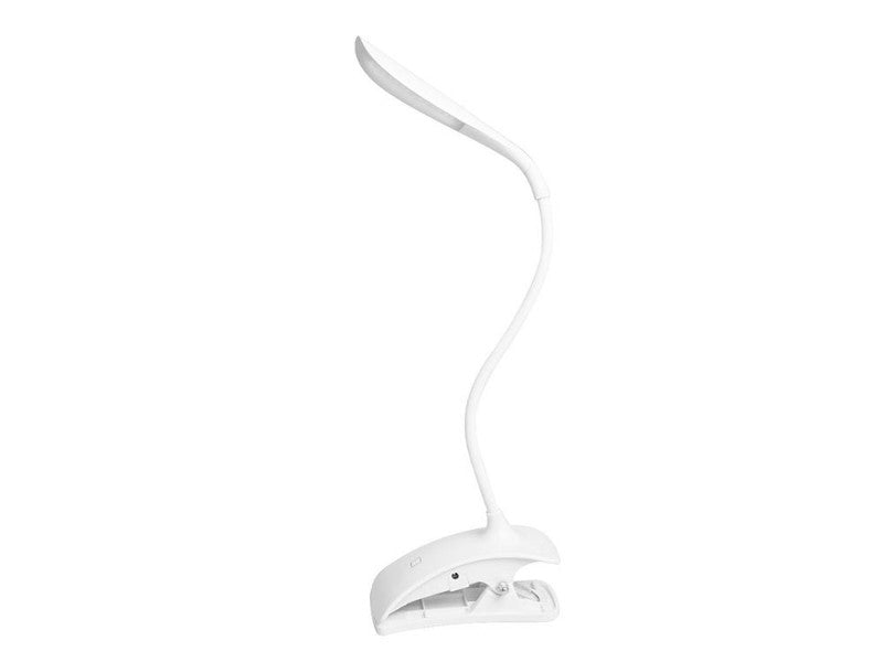 Rechargeable Clip-On LED Desk Lamp w/ 3 Brightness