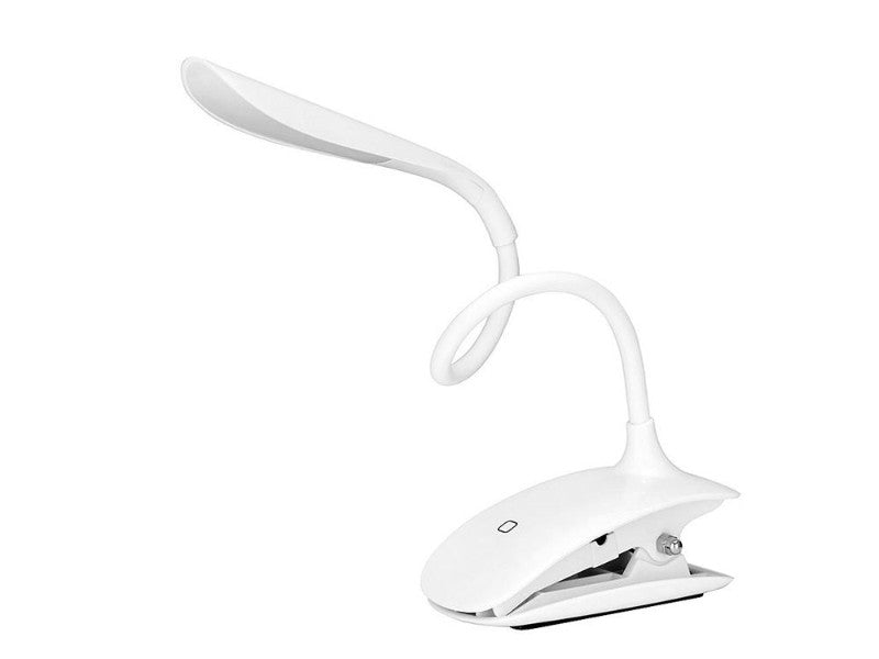 Rechargeable Clip-On LED Desk Lamp w/ 3 Brightness
