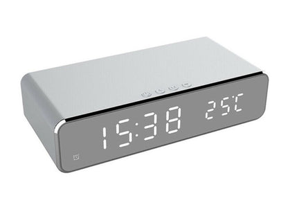 Electric LED Alarm Clock with Wireless Phone Charger