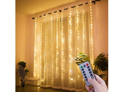 LED Curtain Lights Curtain String Lights 300LED