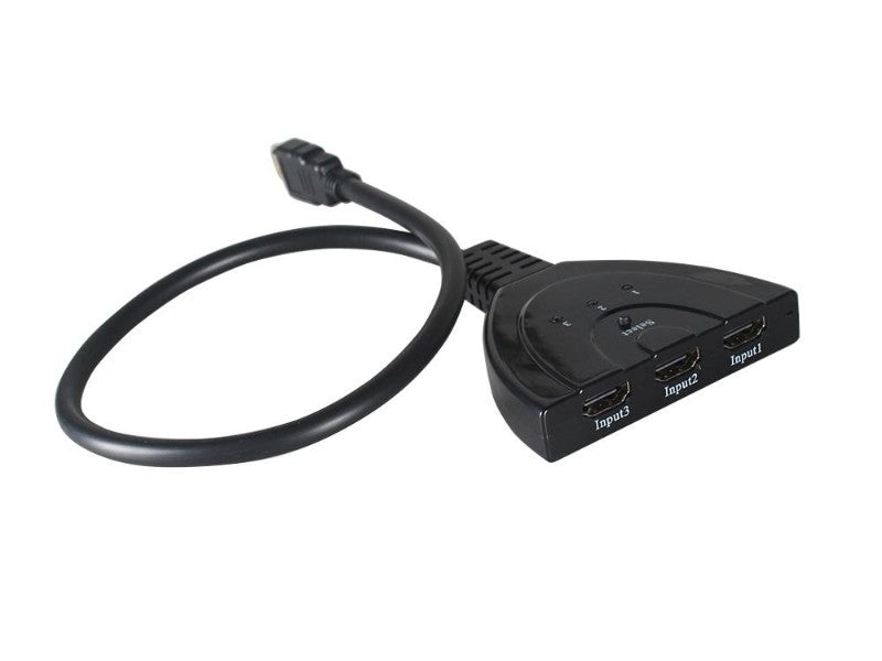 HDMI Splitter, 3 Ports HDMI Switcher Adapter