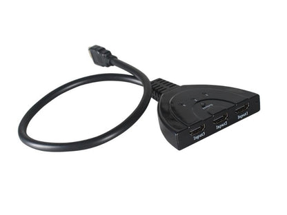 HDMI Splitter, 3 Ports HDMI Switcher Adapter