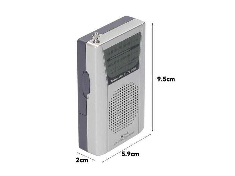 Portable AM FM Radio Receiver