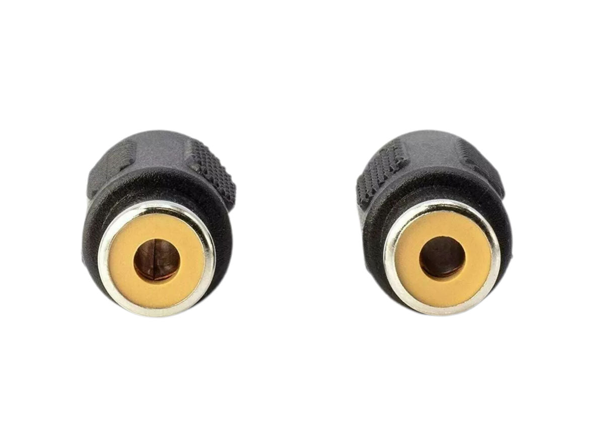 RCA Joiner Coupler Single Female to Female AV Audio Video Cable Cord Socket