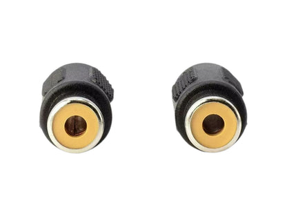 RCA Joiner Coupler Single Female to Female AV Audio Video Cable Cord Socket