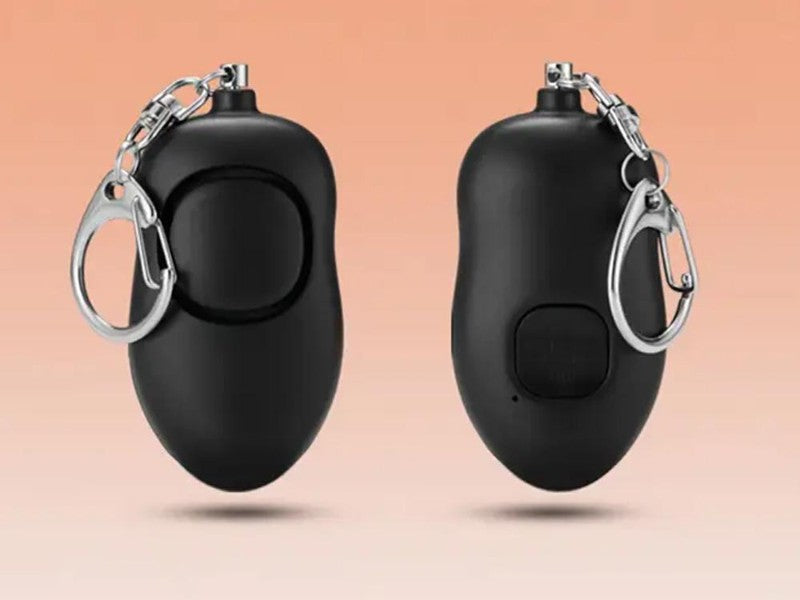 Rechargeable Personal Alarm 130dB USB-C Keychain with LED Light