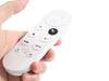 Replacement White Bluetooth Voice Remote Control for Google Chromecast with Infrared – Compatible with Google TV