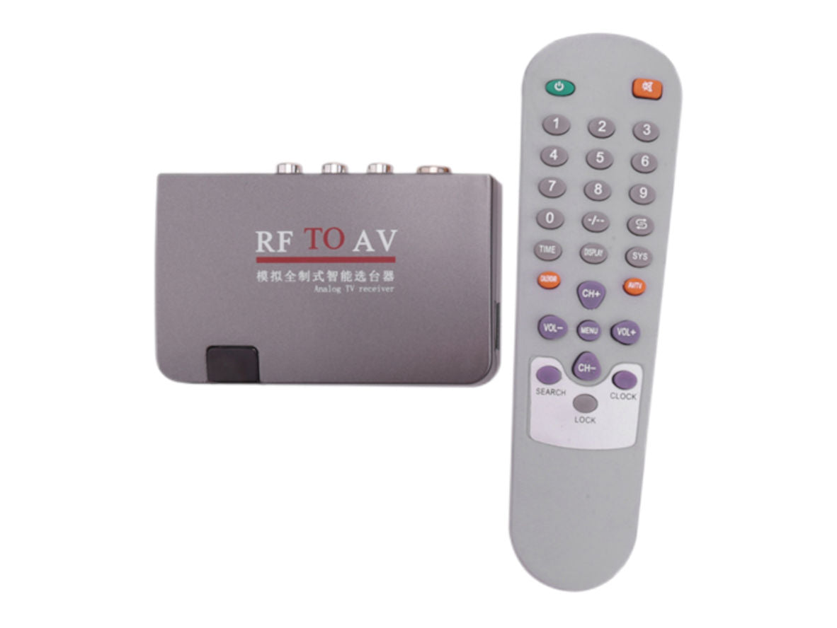 RF To HDMI Converter With Remote – Analog TV Receiver Adapter For Standard Signals