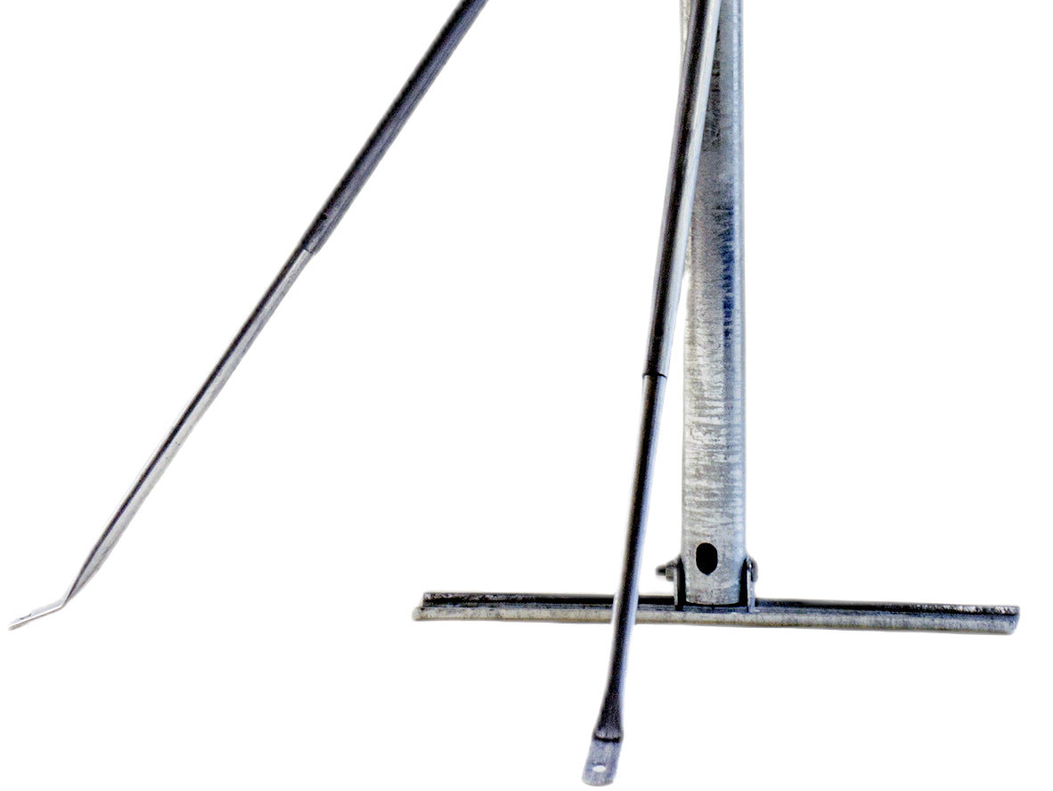 Starlink Roof Mount NZ – Gen 3 Dish 800mm Hot-Dip Galvanised Pole with Stays for Reliable Satellite Internet