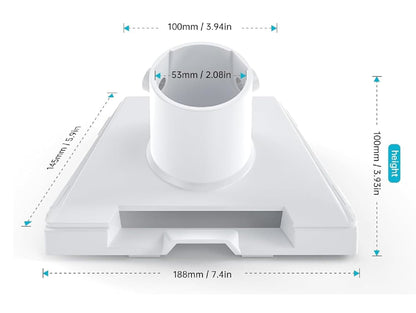 Starlink Gen 3 Pipe Adapter Pole Mount – 38–50 mm (V3 Standard Dish)