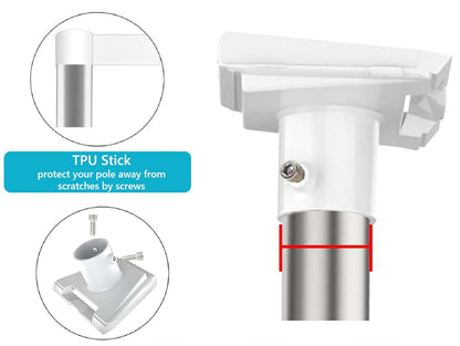 Starlink Gen 3 Pipe Adapter Pole Mount – 38–50 mm (V3 Standard Dish)