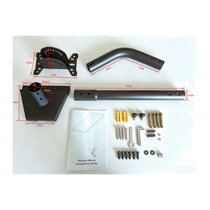 Starlink Standard 4 / Gen 3 Wall & Roof Mount Kit with Extended Arm