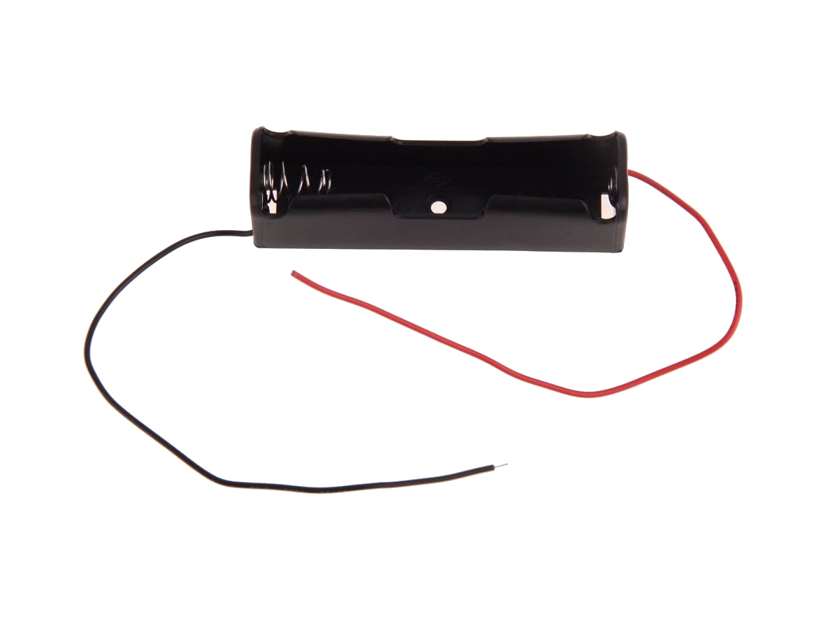 Single 18650 Battery Holder with 150mm Leads
