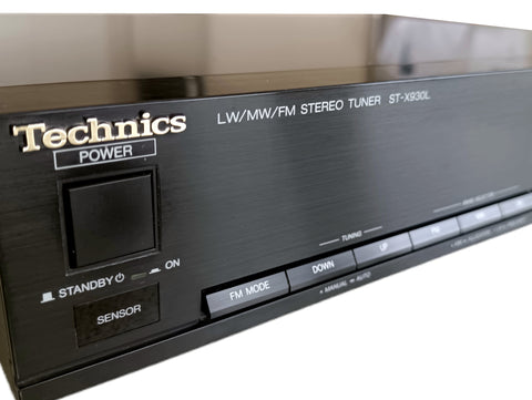 Technics ST-X930L Quartz Synthesizer AM/FM Stereo Tuner – Vintage Japanese Hi-Fi Audio Component