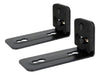 Black Steel Universal Soundbar Wall Mount Bracket Kit