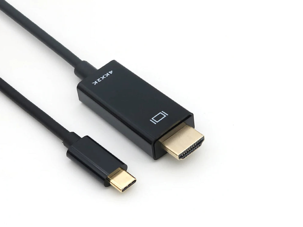1.8M Black USB-C to HDMI Cable 4K NZ | High Speed Type-C to HDMI Lead