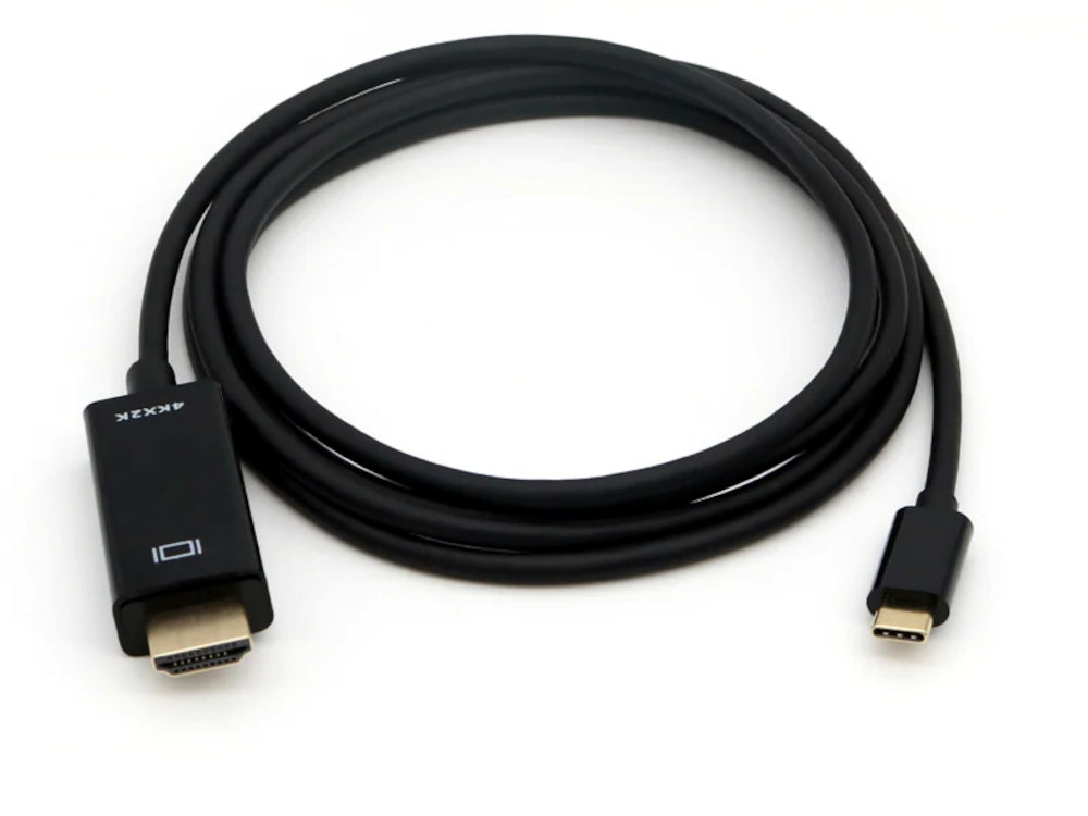 1.8M Black USB-C to HDMI Cable 4K NZ | High Speed Type-C to HDMI Lead