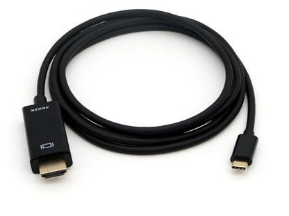 1.8M Black USB-C to HDMI Cable 4K NZ | High Speed Type-C to HDMI Lead