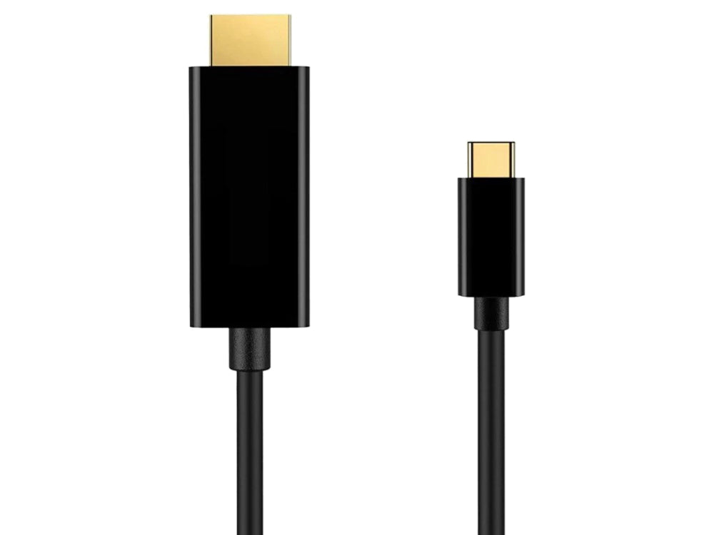 1.8M Black USB-C to HDMI Cable 4K NZ | High Speed Type-C to HDMI Lead