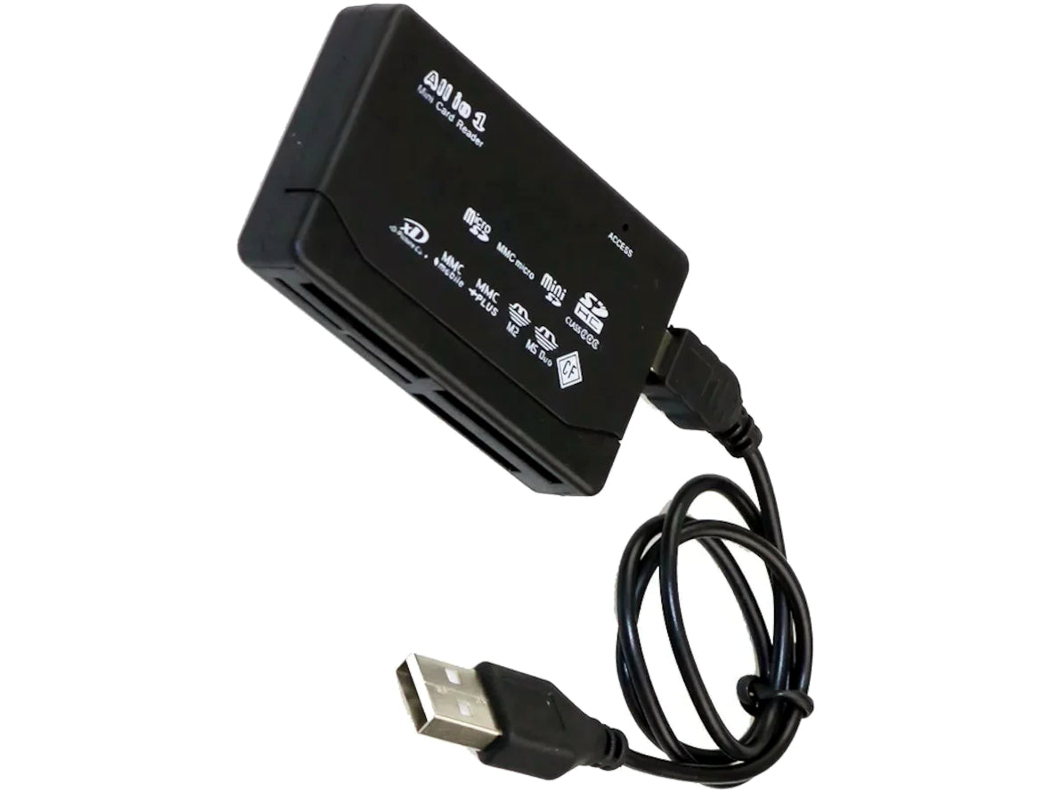 USB CompactFlash Card Reader - 26-in-1 USB 2.0 CF, SD & Micro SD Memory Card Reader
