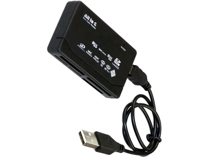 USB CompactFlash Card Reader - 26-in-1 USB 2.0 CF, SD & Micro SD Memory Card Reader