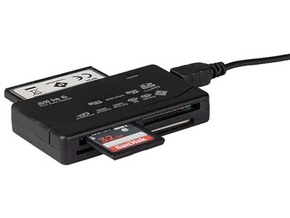 USB CompactFlash Card Reader - 26-in-1 USB 2.0 CF, SD & Micro SD Memory Card Reader