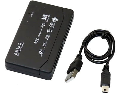 USB CompactFlash Card Reader - 26-in-1 USB 2.0 CF, SD & Micro SD Memory Card Reader