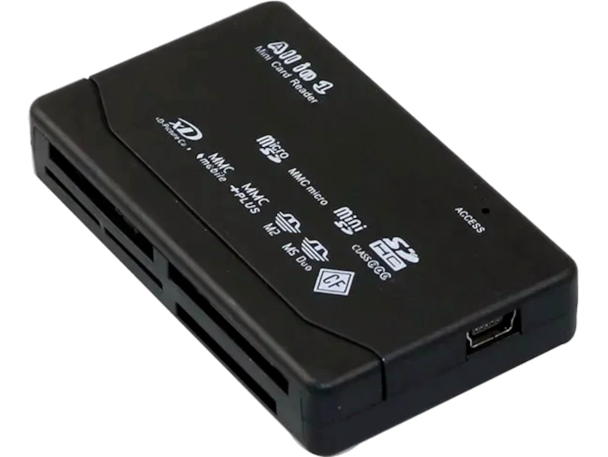USB CompactFlash Card Reader - 26-in-1 USB 2.0 CF, SD & Micro SD Memory Card Reader