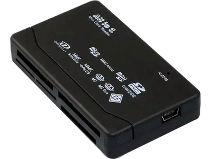 USB CompactFlash Card Reader - 26-in-1 USB 2.0 CF, SD & Micro SD Memory Card Reader