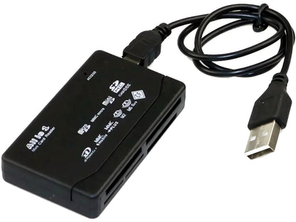 USB CompactFlash Card Reader - 26-in-1 USB 2.0 CF, SD & Micro SD Memory Card Reader