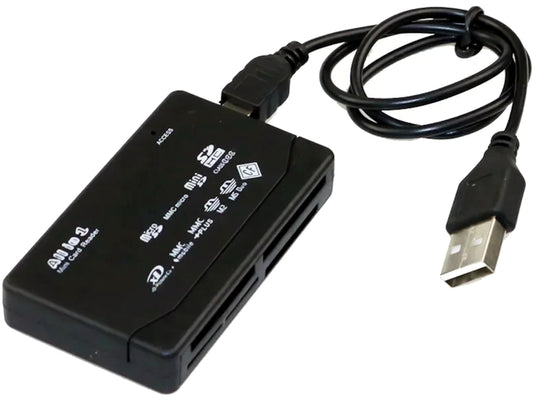 USB CompactFlash Card Reader - 26-in-1 USB 2.0 CF, SD & Micro SD Memory Card Reader