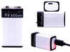 USB Rechargeable 9V 650mAh Li-ion Battery