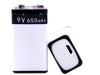 USB Rechargeable 9V 650mAh Li-ion Battery