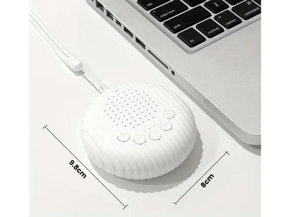 Portable White Noise Sleep Sound Machine – Relaxation & Baby Soother (White, NZ)