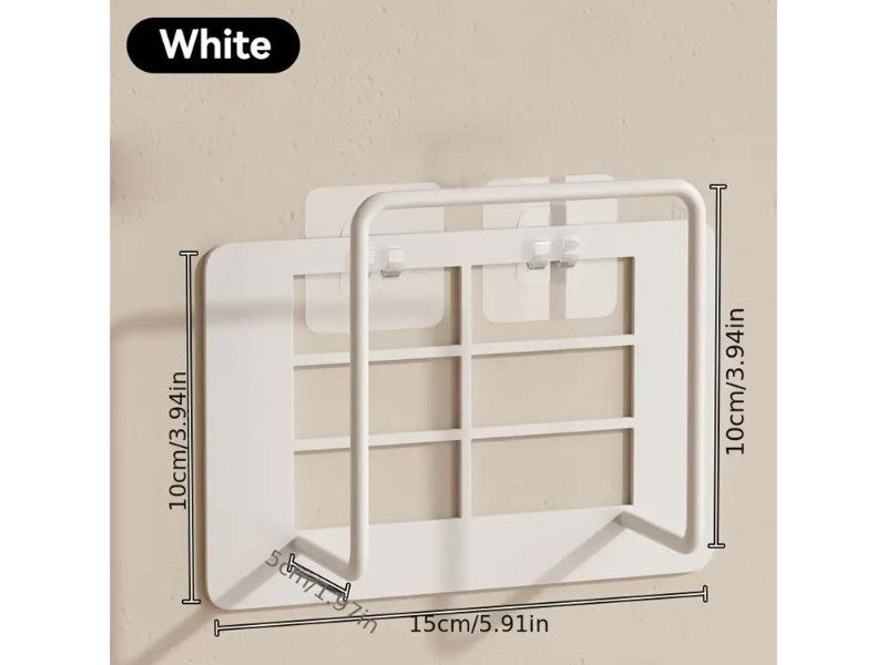 Wall Mounted WiFi Router Storage Rack No-Drill Metal Modem Shelf with Cable Management 2 Pack
