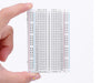 White Solderless Breadboard 400 hole 8.5CM x 5.5CM